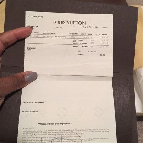 real louis vuitton receipt|louis vuitton receipt online.